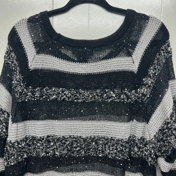 INC International Concepts Womens Sweater Size 3X Sequin Party Event Evening - Picture 7 of 11